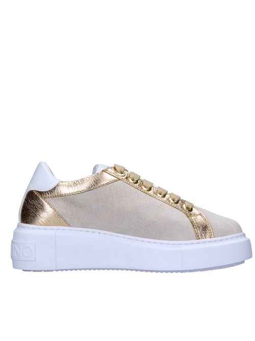 Sneakers in camoscio VALENTINO | 91B2208CAM CRUST LEATHERBEIGE-ORO